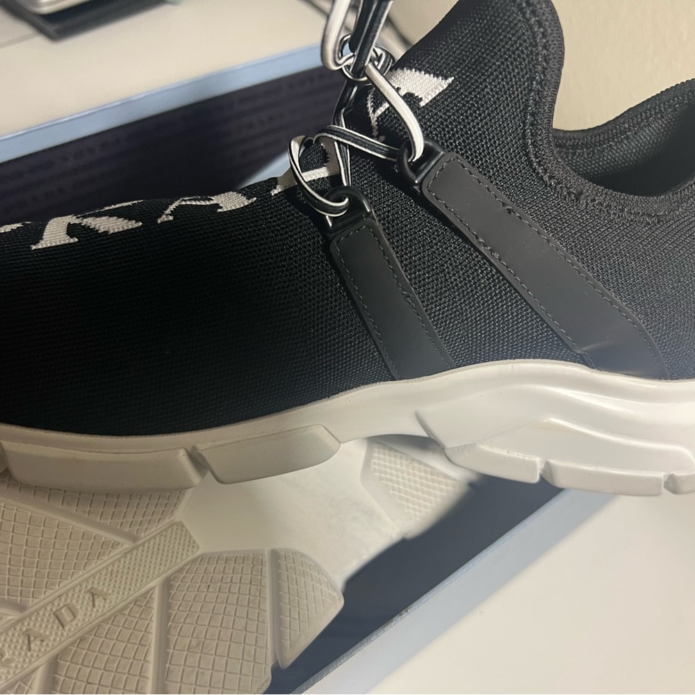 Knit Prada logo sneakers - Picture 10 of 11